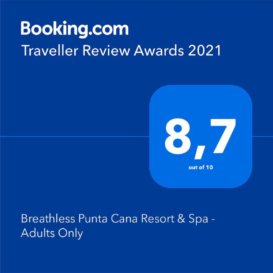 Breathless Punta Cana Resort & Spa (Adults Only) Dış mekan fotoğraf 2021 TripAdvisor Certificate of Excellence