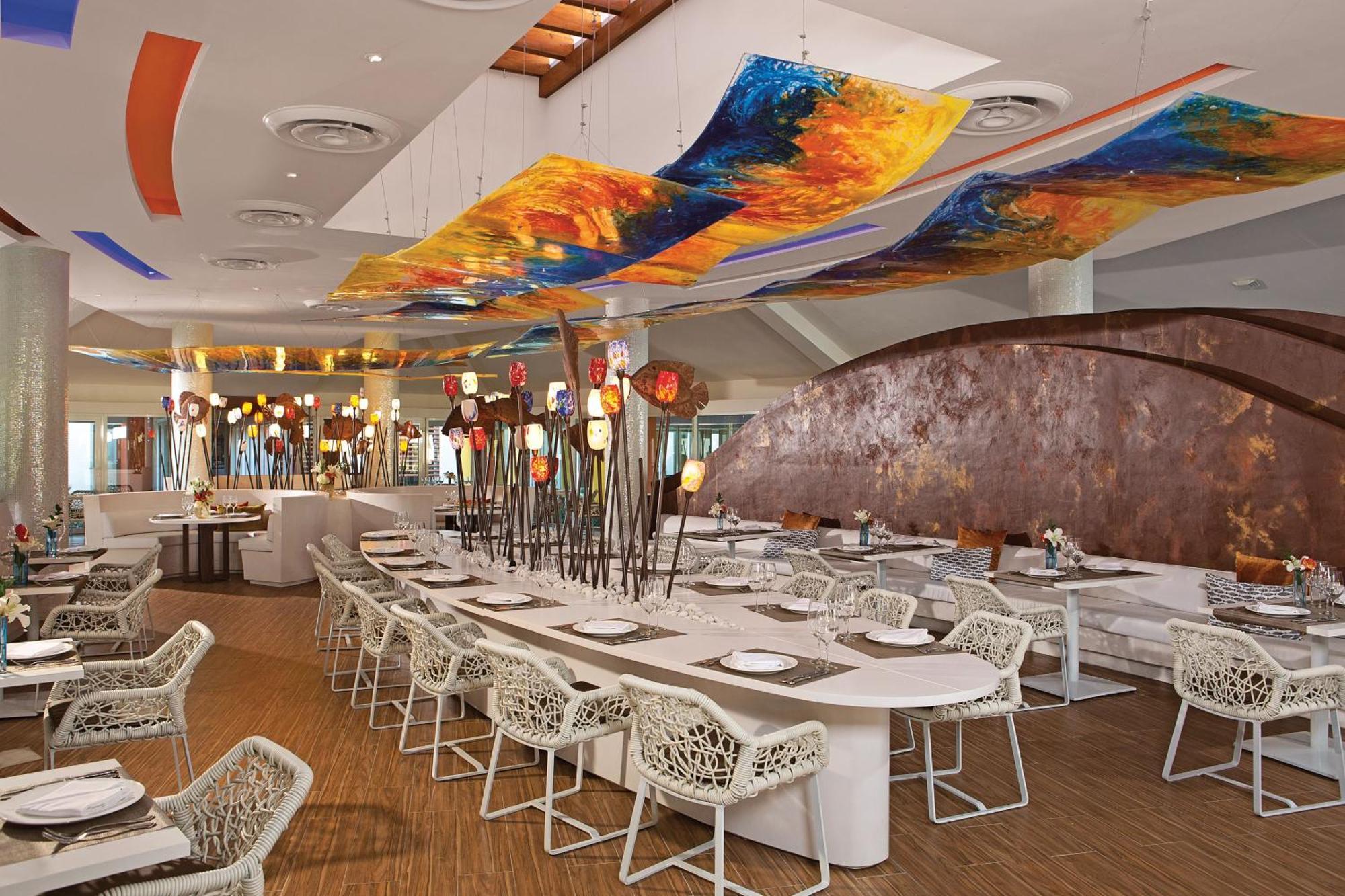 Breathless Punta Cana Resort & Spa (Adults Only) Dış mekan fotoğraf The interior of the restaurant